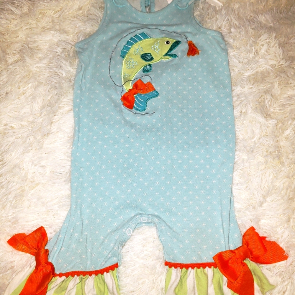 18m Ric Rac Ruffles Romper HTF